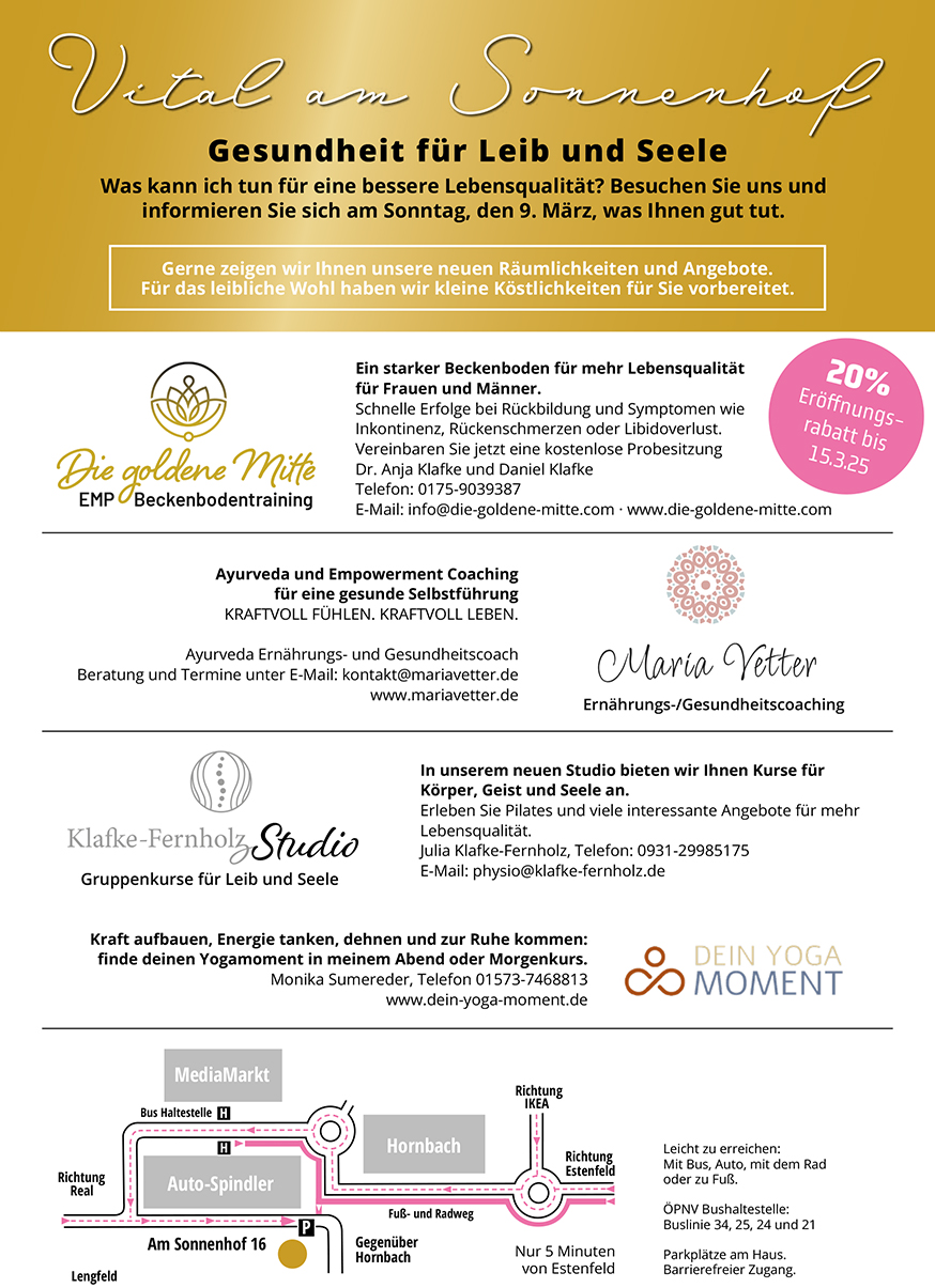 Informationen zum Tag der offenen Tür bei "Vital am Sonnenhof"